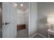 Walk-in closet with wire shelving, carpet flooring, and a wooden chest at 2469 Stapleford Pl, Wesley Chapel, FL 33543