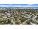 Aerial view of the property with port and orange location pin at 403 Erie Ave, Tampa, FL 33606