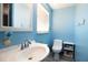 The bathroom features a white sink, a toilet, and themed decorations at 101 N Corona Ave, Clearwater, FL 33765