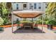 Outdoor lounge area with comfortable seating under a shaded canopy at 501 S Moody Ave # 1134, Tampa, FL 33609