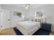 Comfortable bedroom with a queen bed and neutral color palette at 8256 Lark St, Seminole, FL 33777