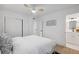 Bright bedroom with closet and access to updated en suite bathroom at 8256 Lark St, Seminole, FL 33777