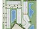 Community map showcasing the layout of the neighborhood, complete with ponds and parking at 13240 Stable Pl, Parrish, FL 34219