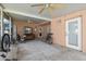 Spacious screened patio with multiple access points, ideal for entertaining and enjoying the outdoors at 1453 Belleair Rd, Clearwater, FL 33756