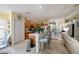 Spacious kitchen with wooden cabinetry, breakfast bar seating, and an open layout at 371 Quane Ave, Spring Hill, FL 34609