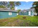 View of backyard and exterior of home and shed at 4820 8Th S Ave, St Petersburg, FL 33711