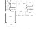 Detailed floor plan showcasing the layout and dimensions of the home's living spaces at 6103 Fairway Dr, Ridge Manor, FL 33523