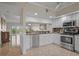Well-lit kitchen showcases stainless steel appliances and stone countertops at 6450 Shoreline Dr Dr # 9202, St Petersburg, FL 33708