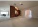 Bright, open-concept living area featuring a bar and adjacent dining room at 9578 121St St, Seminole, FL 33772