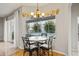 Breakfast nook with a view of the pool, perfect for a relaxing meal at 22623 Cliffside Way, Land O Lakes, FL 34639