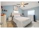 Serene bedroom with a plush bed, neutral tones, and plenty of natural light, creating a peaceful retreat at 5315 40Th N St, St Petersburg, FL 33714