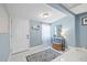 Cozy entryway with marble tile flooring and storage space at 5315 40Th N St, St Petersburg, FL 33714