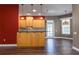 Featuring ample counter space, the kitchen with eat-in bar, is the perfect setup for cooking at 1137 Pristine Pl, Lutz, FL 33549