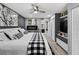 Spacious main bedroom featuring sleek design, ample closet space, and modern furnishings for a serene living experience at 2591 Countryside Blvd # 5304, Clearwater, FL 33761