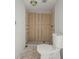 Unfinished bathroom featuring a toilet and shower stall at 358 Moorings Cove Dr # 4B, Tarpon Springs, FL 34689