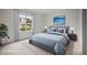Bedroom with a neutral palette, a plush bed, and abundant natural light at 358 Moorings Cove Dr # 4B, Tarpon Springs, FL 34689