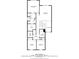 Schematic of the second floor with bedrooms, bathrooms, and laundry room, with dimensions at 6555 Kenava Loop, Palmetto, FL 34221
