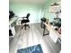 Well lit interior features desk and chair at 713 Rustic Oaks Dr, Palm Harbor, FL 34684