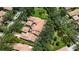 Aerial view of home's roof featuring the back lanai at 17544 Fairmeadow Dr, Tampa, FL 33647