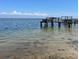 Waterfront property featuring a private dock with boat lift, perfect for enjoying direct ocean access and scenic views at 1878 New Hampshire Ne Ave, St Petersburg, FL 33703