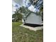 Spacious two-car garage offering ample parking and storage solutions at 23220 Shining Star Dr, Land O Lakes, FL 34639