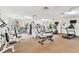 Well-equipped fitness center featuring modern exercise machines and plenty of natural light at 7903 Seminole Blvd # 2203, Seminole, FL 33772