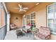 Inviting outdoor patio area with comfortable seating arrangements, ideal for leisure and social gatherings at 7903 Seminole Blvd # 2203, Seminole, FL 33772
