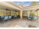 Spacious covered pavilion near the pool provides comfortable seating arrangements for resident gatherings and outdoor relaxation at 7903 Seminole Blvd # 2203, Seminole, FL 33772