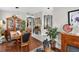 Spacious dining room showcasing elegant furnishings and decor at 8620 Sandy Plains Dr, Riverview, FL 33578