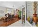 Inviting dining area with stylish decor and ample natural light at 8620 Sandy Plains Dr, Riverview, FL 33578