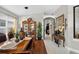 Comfortable dining area featuring a dining table, chairs and stylish decor at 8620 Sandy Plains Dr, Riverview, FL 33578
