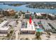 Fantastic aerial view of building with pool located conveniently between beach and bay at 10280 Gulf Blvd # 12, St Petersburg, FL 33706