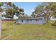 Spacious backyard featuring a well-maintained lawn and mature trees, providing a serene outdoor space at 11451 82Nd Ave, Seminole, FL 33772