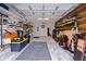 Garage interior with ample storage solutions and a clean, organized layout at 11451 82Nd Ave, Seminole, FL 33772