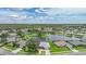 Picturesque aerial view of homes surrounding a lake, with lush landscaping at 2226 Charleston Park Dr, North Port, FL 34287