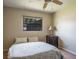 Cozy bedroom with a window and a ceiling fan at 2421 Eagle Chase Dr, Palm Harbor, FL 34683
