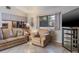Open concept living room area leading to the kitchen at 2421 Eagle Chase Dr, Palm Harbor, FL 34683