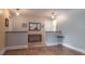 Bright living room showcasing hardwood floors, neutral paint, and ample space for comfortable living at 2421 Eagle Chase Dr, Palm Harbor, FL 34683