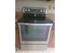 Close up of the stainless steel oven with black range and digital display at 5125 Puritan Cir # 1103, Tampa, FL 33617