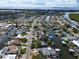 Expansive aerial view of a waterfront community featuring canals, docks, and numerous residences at 911 Sago Palm Way Way, Apollo Beach, FL 33572