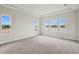 Bright bedroom with multiple windows, tray ceiling, and neutral carpeting at 15003 Rider Pass Dr, Lithia, FL 33547