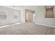 Open bonus room with neutral carpet and recessed lighting, providing versatile space for various activities and entertainment at 15003 Rider Pass Dr, Lithia, FL 33547