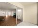 A sun filled, open living room seen through sliding glass doors at 840 Virginia St # 301, Dunedin, FL 34698