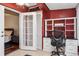 Bright office space with a built-in desk and shelves at 4104 Northmeadow Cir # 4104, Tampa, FL 33618