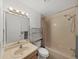 Bathroom with a bathtub and shower combo, plus a vanity with a mirror at 3964 Dream Oak Pl # 203, Tampa, FL 33613