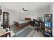Bedroom features a ceiling fan, natural light, and a desk at 3964 Dream Oak Pl # 203, Tampa, FL 33613