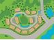 Community site map showing building locations and amenities at 7780 Hidden Creek Loop # 104, Lakewood Ranch, FL 34202