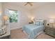 Bright bedroom with a queen-size bed and ample natural light at 7730 Hidden Creek Loop # 102, Lakewood Ranch, FL 34202
