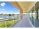 Spacious balcony overlooking waterfront with amazing water views at 44 Bayview S Ct # A, St Petersburg, FL 33711