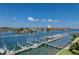 Community boat docks offering convenient access to the water at 44 Bayview S Ct # A, St Petersburg, FL 33711